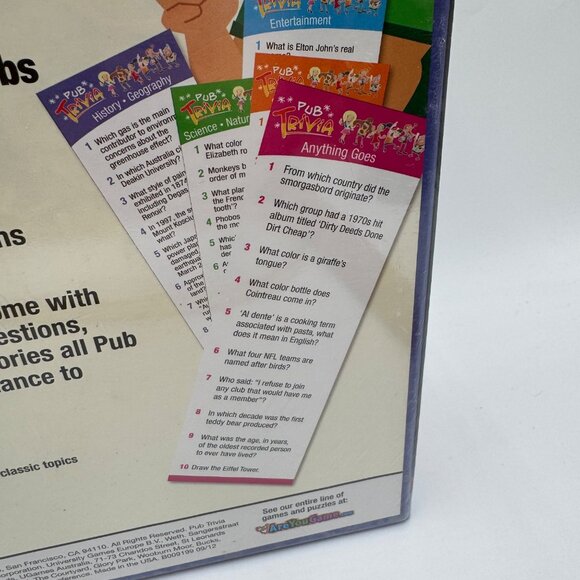 Pub Trivia Board Game University Games NWT shrink wrap present gift fun summer c - Picture 8 of 9